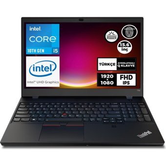 Lenovo Thinkpad T15P Gen 1 A20TN001QTX Dahili Intel UHD Graphics Intel Core i5 10300H 16 GB Ram 256 GB SSD 15.6 inç Full HD FreeDos Laptop