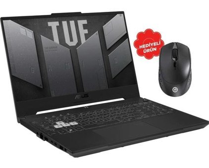 Asus TUF Gaming F15 FX507ZC4-HN008M24 Harici GeForce RTX 3050 Intel Core i7 12700H 16 GB Ram 1 TB SSD 15.6 inç Full HD Windows 11 Pro Oyuncu Laptop