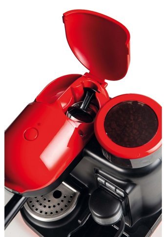Ariete Moderna 1000 W Tezgah Üstü Kapsülsüz Manuel Espresso Makinesi Kırmızı