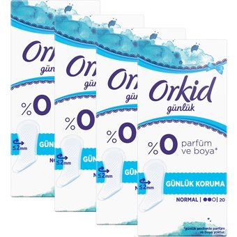 Orkid Organik 80'lı Normal Günlük Ped