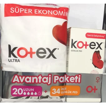 Kotex Organik 20'li Uzun Günlük Ped