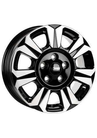 Cms 1239-02 Diamond Black Gloss 16 inç 7 Kol Alaşımlı Jant 4 Adet