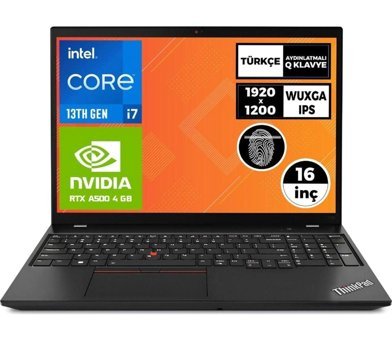 Lenovo MWS Thinkpad P16 21HK00C4TX 005 Harici GeForce RTX A500 Intel Core i7 1360P 34 GB Ram 2 TB SSD 16 inç Full HD Windows 11 Pro Oyuncu Laptop