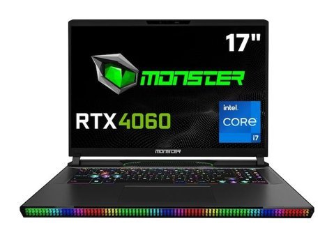 Monster Semruk 7 V9.1.1 Harici GeForce RTX 4060 Intel Core i7 13700HX 32 GB Ram 1 TB SSD 17 inç Full HD Windows 11 Home Oyuncu Laptop