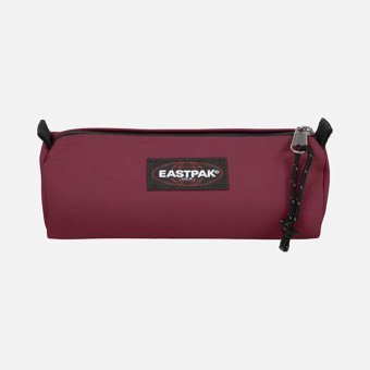 Eastpak Benchmark Single Unisex Bordo Düz Bez Tek Gözlü Üçgen Cüzdan Kalemlik