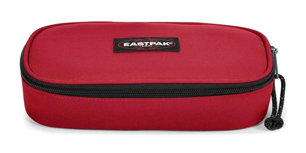 Eastpak Single Scarlet EK0007171O91 Kırmızı Düz Bez Tek Gözlü Oval Cüzdan Kalemlik