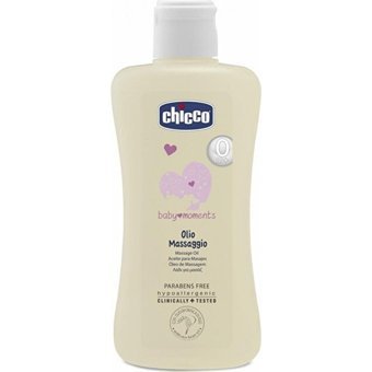 Chicco Baby Moments Pirinç Kepeği Yağlı Hipoalerjenik Bebek Masaj Yağı 200 ml