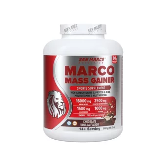 San Marco Nutrition Çikolata - Vanilya Aromalı 14 Servis Kilo Aldırıcı Gainer 3000 gr Toz