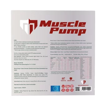 Muscle Pump Çikolata Aromalı 50 Servis Kas Yapıcı Gainer 5x100 gr Şase