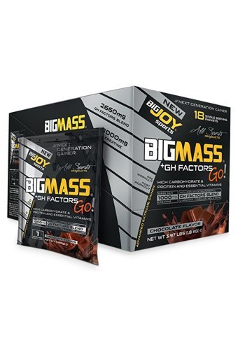 Bigjoy Sports +Gh Factors Çikolata Aromalı 18 Servis Kas Yapıcı Karbonhidrat 1800 gr Şase