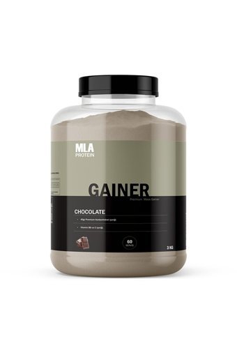 Mla Protein Çikolata Aromalı 60 Servis Kas Yapıcı Gainer 3000 gr Toz