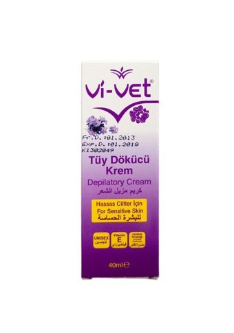 Vi-Vet Lavanta Kokulu Tüm Ciltler İçin Tüm Vücut Genital Bölge Unisex Tüy Dökücü Sprey 40 ml