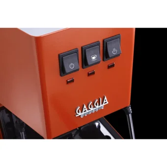 Gaggia RI9481/19 New Classic Evo 2023 1300 W Paslanmaz Çelik Tezgah Üstü Kapsülsüz Yarı Otomatik Espresso Makinesi Turuncu