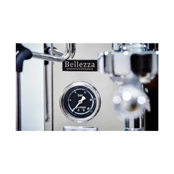 Bellezza Valentina Leva 2000 W Paslanmaz Çelik Tezgah Üstü Kapsülsüz Manuel Espresso Makinesi Inox