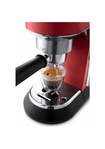 Delonghi Dedica EC685.BK 1300 W Metal Tezgah Üstü Kapsülsüz Manuel Espresso Makinesi Kırmızı