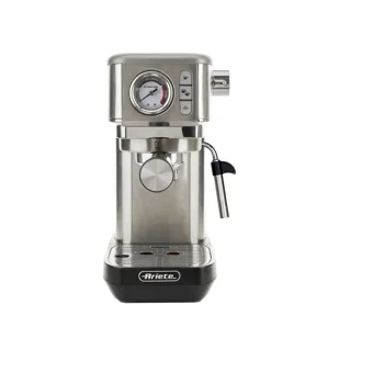 Ariete 1300 W Tezgah Üstü Kapsülsüz Öğütücülü Espresso Makinesi Inox