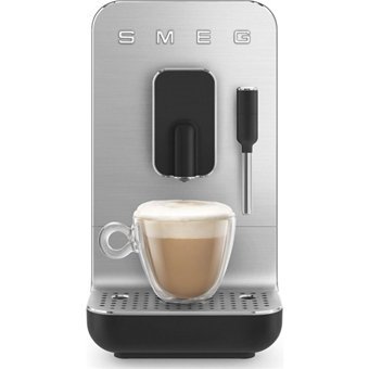 Smeg BCC02BLMU 1350 W Paslanmaz Çelik Tezgah Üstü Kapsülsüz Öğütücülü Yarı Otomatik Espresso Makinesi Gri