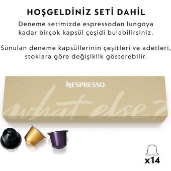 Nespresso C66R Pixie 230 W Paslanmaz Çelik Tezgah Üstü Kapsüllü Yarı Otomatik Espresso Makinesi Titan