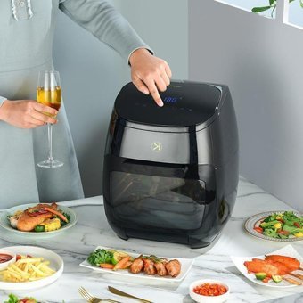 Xiaomi Mi Liven XXXXL Airfryer 11 lt Tek Hazneli Izgara Yapan Led Ekranlı Yağsız Sıcak Hava Fritözü Siyah