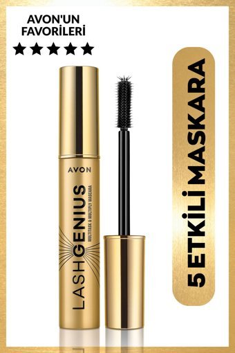 Avon Lash Genius 5 Etkili Hacim Veren Kahverengi Maskara