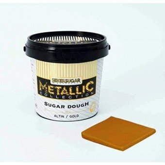 Şeker & Sugar Metallic Altın Şeker Hamuru 200 gr