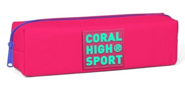 Coral High Sport Mercan Tek Gözlü Cüzdan Kalemlik