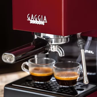 Gaggia New Classic Evo 2023 1300 W Paslanmaz Çelik Tezgah Üstü Kapsülsüz Manuel Espresso Makinesi Kırmızı