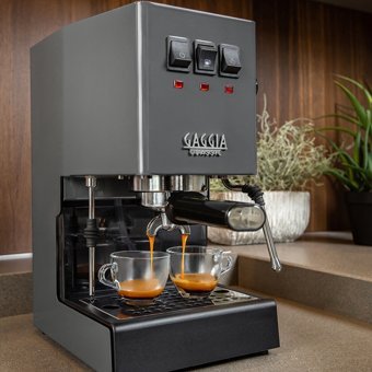 Gaggia RI9481/16 New Classic Evo 2023 1300 W Paslanmaz Çelik Tezgah Üstü Kapsülsüz Manuel Espresso Makinesi Gri