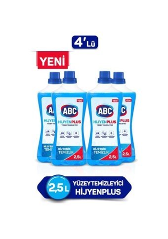 Abc Hijyen Plus Yüzey Temizleyici 4x2.5 lt