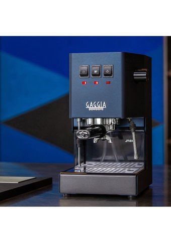 Gaggia Ri9480/15 New Classic Pro 2019 1300 W Paslanmaz Çelik Tezgah Üstü Kapsülsüz Yarı Otomatik Espresso Makinesi Mavi