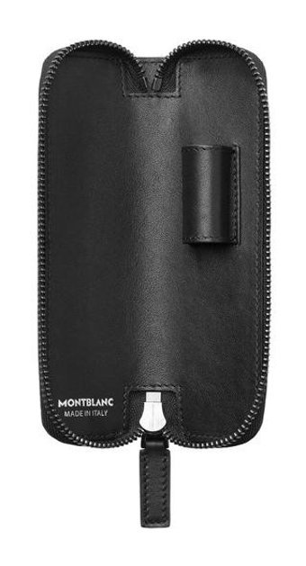 Montblanc 128861 Siyah Tek Gözlü Cüzdan Kalemlik