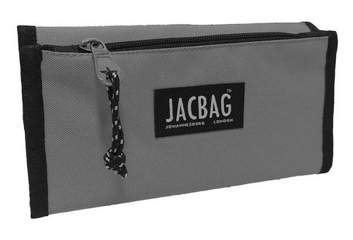 Jacbag Duplex Gri Düz Katlanabilir Cüzdan Kalemlik