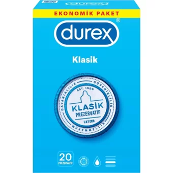 Durex Klasik Prezervatif 20'li