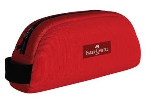 Faber Castell Basic 2 Kırmızı Tek Gözlü Cüzdan Kalemlik