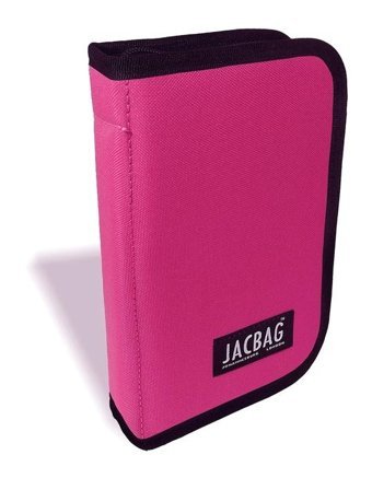 Jacbag Cover Pembe Düz Katlanabilir Cüzdan Kalemlik