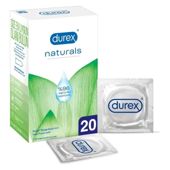 Durex Naturals İnce Prezervatif 20'li