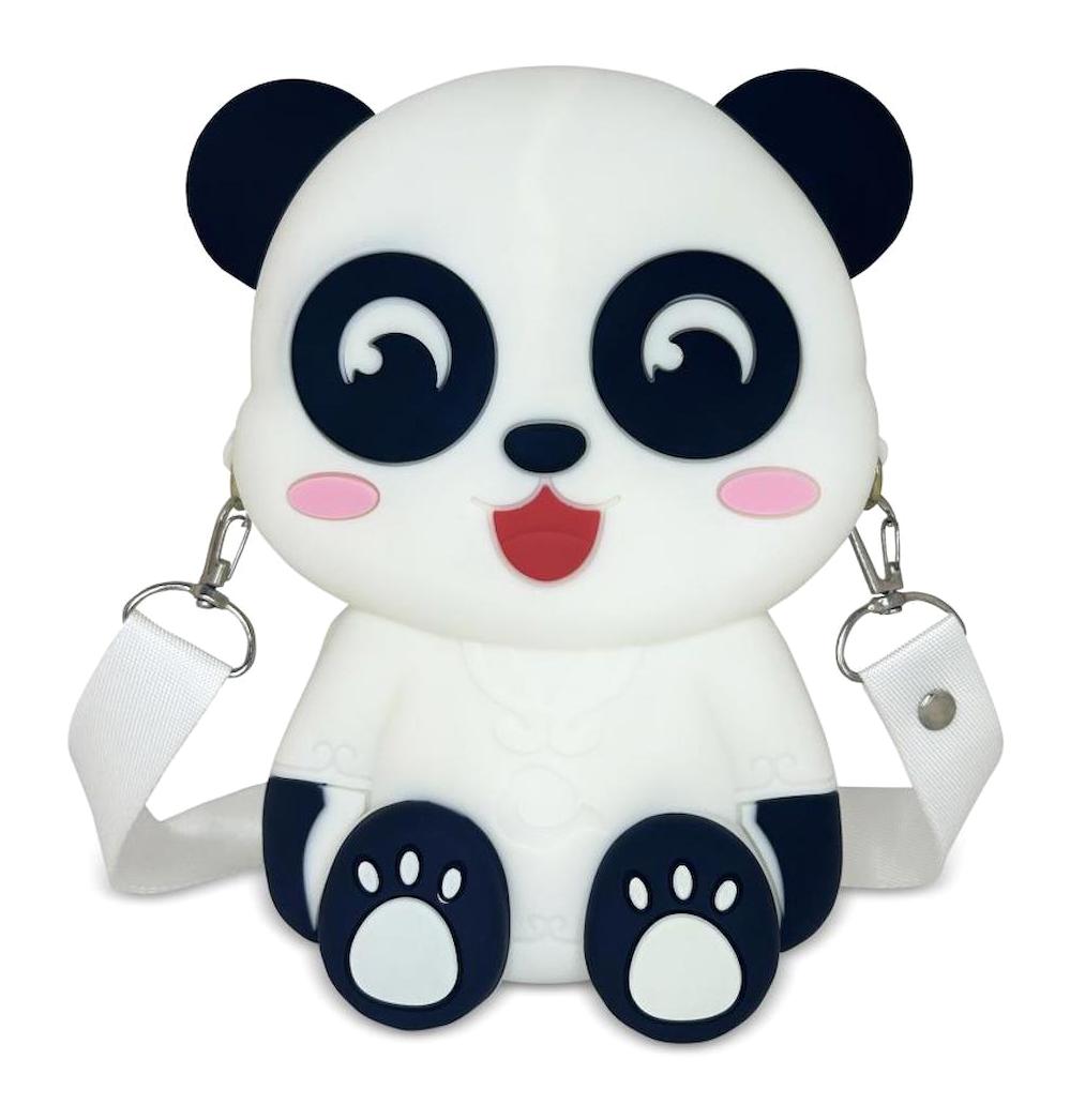 Ogi Mogi Toys Panda Hayvan Su Geçirmez Tek Gözlü Beyaz Anaokulu Kız Çocuk Askılı Çantası