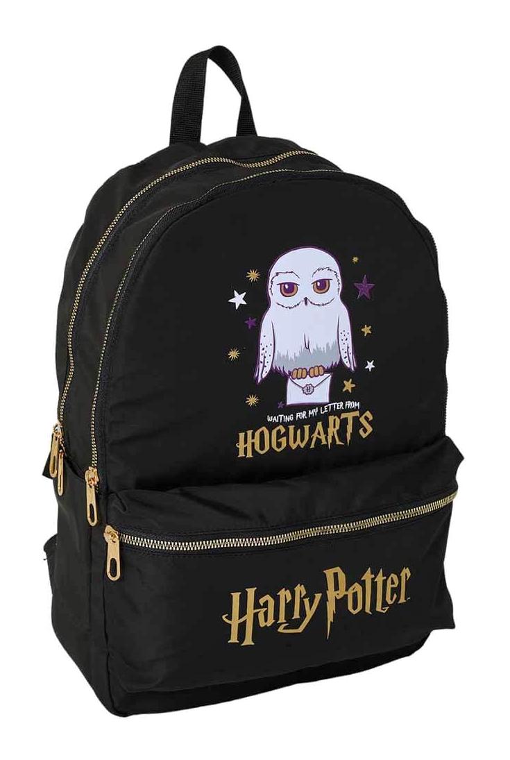 OBM 2102 Hedwig Harry Potter 3 Gözlü Siyah İlkokul Unisex Sırt Çantası