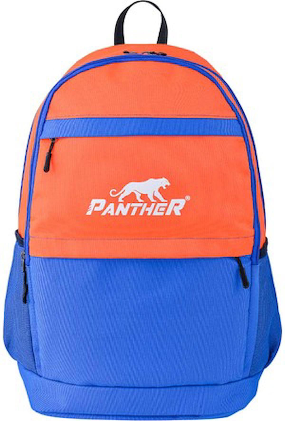 Panther PT--4050 3 Gözlü Mavi Lise-Üniversite Unisex Sırt Çantası