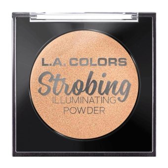 L.a Colors Illuminating Champagne Işıltılı Kompakt Pudra Orta