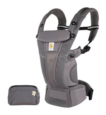 Ergobaby Softflex Mesh Bel Destekli Gri Sling