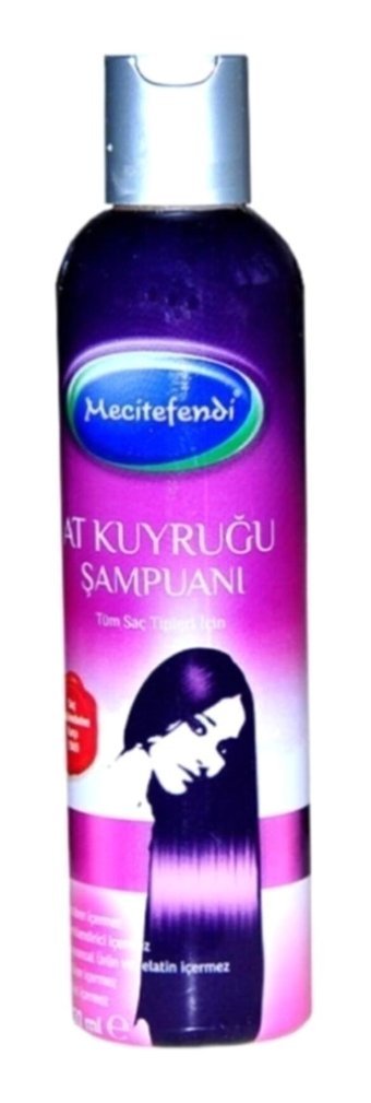 Mecitefendi At Kuyruğu Düz Saçlar İçin Sülfatsız At Kuyruğu Kremsiz Şampuan Unisex Şampuanı 250 ml