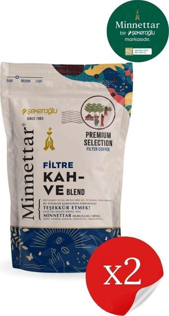 Şekeroğlu Sade Öğütülmüş Filtre Kahve 2x165 gr