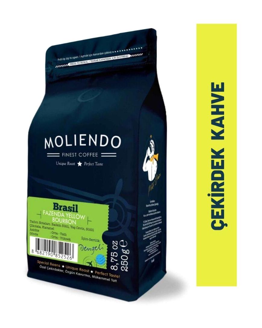 Moliendo Fazenda Yellow Bourbon Brezilya Çekirdek Filtre Kahve 250 gr