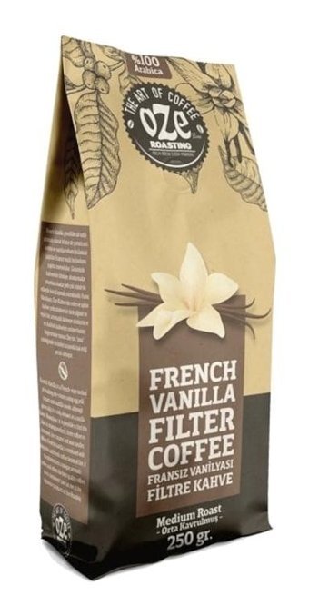 Oze Vanilya Aromalı Arabica Çekirdek Filtre Kahve 250 gr