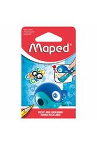 Maped 018112 Croc Croc Easy Manuel Plastik Kalemtıraş Beyaz