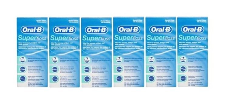 Oral-B Süper Aromasız Kürdanlı 50x6 Adet Diş İpi