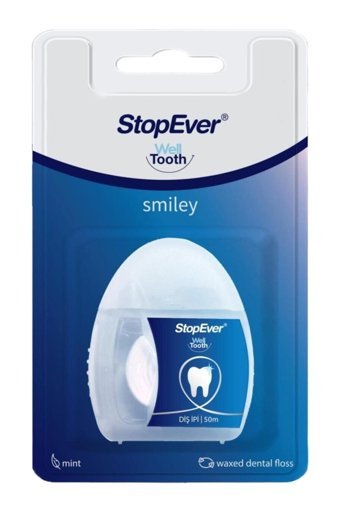 Stopever Well Tooth Aromasız Mumlu 50 m 2 Adet Diş İpi