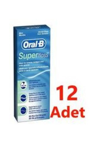 Oral-B Süper Aromasız 12 Adet Diş İpi