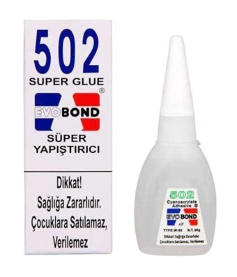 Evobond 502 Kokusuz 50 gr Tekli Jel Hızlı Yapıştırıcı